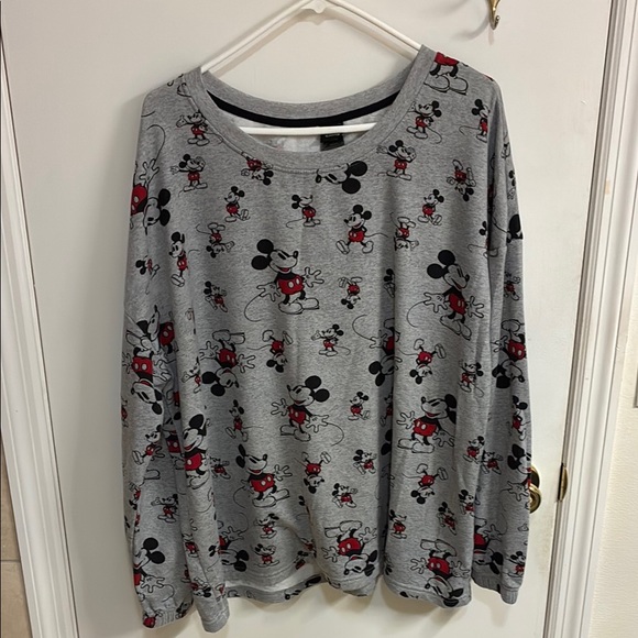 Disney Gray Mickey Mouse Pajamas in Sz XL - Picture 1 of 12